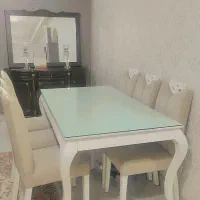 فروش مبلمان ۷نفره وناهارخوری ست|مبلمان خانگی و میز عسلی|اهواز, کوی جواهری|دیوار