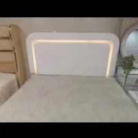 تخت خواب دونفره با پارچه تدی اقساط چکی