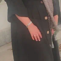 مانتو مشکی بلند و شیک