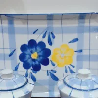 گل پنبه ظروف گل پنبه ای سرویس آشپزخانه گل پنبه