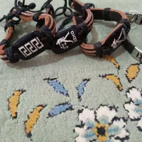 دستبند بند کنفی و چرم