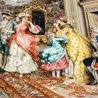 یک عدد فرش تابلو فرش بافت ماشینی چاپ نیست