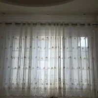 پرده پانچی سالن و اتاق خواب..توضیحات خوانده شود|پرده، رانر، رومیزی|رشت, چله خانه|دیوار
