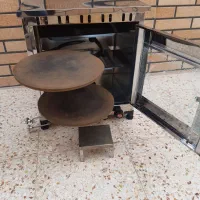 تنور گازی خانگی دو ساج و دو سینی|اجاق گاز و لوازم برقی پخت‌وپز|مهاباد (اصفهان), |دیوار