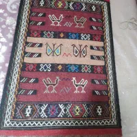 گلیم پادری دست بافت کرمانج|گلیم، جاجیم، گبه|بجنورد, |دیوار