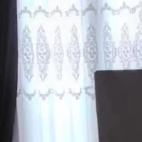 پرده سالن پذیرایی در حد نو|پرده، رانر، رومیزی|قم, شهرک قدس|دیوار