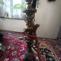 قلیان برنزی شیر