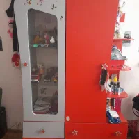 تخت و کمد و درآور ۳ کشو و صندلی و آینه نوجوان