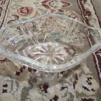 میوه خوری خارجی وقندان وزیرسیگاری کریستال قدیمی|ظروف سرو و پذیرایی|ملارد, |دیوار