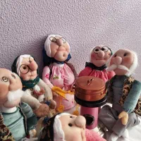 عروسک نه نه سرما و اقاجون|صنایع دستی و سایر لوازم تزئینی|شاهینشهر, طالقانی|دیوار