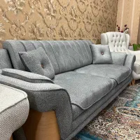 کاناپه تک تخت شو طوسی رنگ کاملا نو و سالم|مبلمان خانگی و میز عسلی|ری, اقدسیه|دیوار
