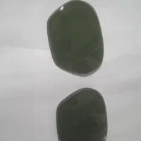 یک یک جفت لنز عینک آفتابی سبز جنس سنگی ضدخش و نشکن