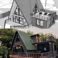 ساخت انواع کلبه سوئیسی . سوئدی . اسکاتلندی