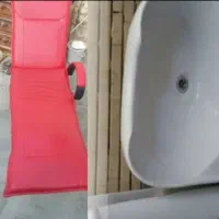 صندلی اصلاح و سرشور سرامیکی بزرگ