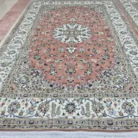 جفت ۶ متری زمینه پیازی طرح شکوفه اردکان دستباف