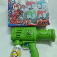 تفنگ حباب ساز شخصیتی مخزن دار باتری خور ۱۰ سوراخ