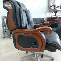 صندلی مدیریت وارداتی چوب راش چرم خارجی درجه یک