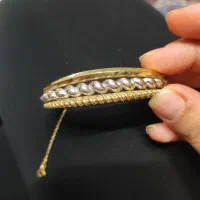 دستبند طلا مدل پورتوفینو سایز ۲