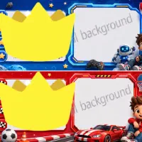 برچسب اختصاصی کتاب و مداد ویژه کودکان