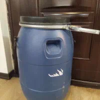 بشکه ی پلاستیکی تسمه دار ۶۰لیتری