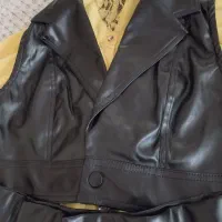 لباس چرم سه ‌تیکه‌مجلسی‌دخترانه|لباس|کرج, شهرک صدف|دیوار