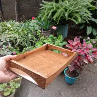 سینی مستطیلی.|ظروف سرو و پذیرایی|قرچک, شهرک صنعتی قرچک|دیوار