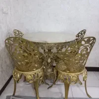میز وصندلی طرح برنز