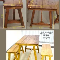 میز و صندلی های چوبی اکسیر|میز و صندلی غذاخوری|شیراز, شهرک آرین|دیوار