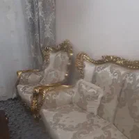 مبلمان ۵ نفره مصرف شده کاملا سالم|مبلمان خانگی و میز عسلی|تهران, کیانشهر|دیوار