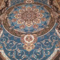 یک عدد فرش ۹ متری ۷۰۰ شانه  دستبافتگونه پانخورده