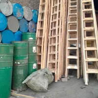 تخته زیرپایی بشکه بنایی نردبان چوبی فرغون الوارروس|عمده‌فروشی|تهران, تهران‌نو|دیوار