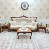 مبل ۷ نفره همراه میز جلو مبلی (چوب راش )