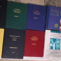 تعدادی کتاب پزشکی رادیولوژی و سیتی اسکن