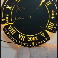 طراحی و اجرای ساعت دیواری خاص و مدرن