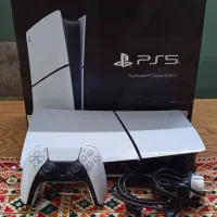 پلی‌استیشن اسلیم پنج خیلی تمیز در حد نو