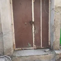 درحیاط کارکرده سنگین وقدیمی