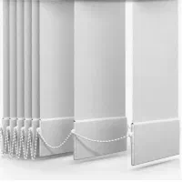 پرده ی لور دراپه عمودی رنگ کرم روشن