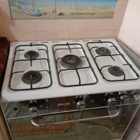 گاز5شعله طرح فر|اجاق گاز و لوازم برقی پخت‌وپز|شهرکرد, |دیوار