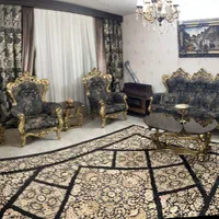 مبل۷نفره استیل با میز وسط و دو تا جلو مبلی|مبلمان خانگی و میز عسلی|تهران, قصر فیروزه ۲|دیوار