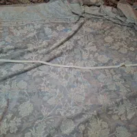 دوعدد روفرشی 9 متری کشدار رنگ توسی ابریشم