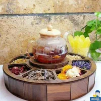 جعبه تی بگ و آجیل چوبی