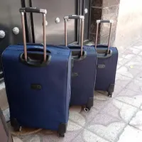 چمدان مسافرتی با کاور چهار چرخ|کیف، کفش، کمربند|شیراز, بازار|دیوار