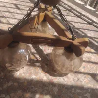 لوستر سه شاخه|لوستر و چراغ آویز|تهران, هروی|دیوار