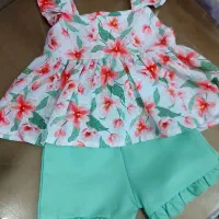 تاپ شلوارک دخترانه