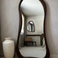 آینه دفرمه چوبی