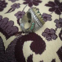 انگشتری نقره جباری کلکسیونی باسنگ فیروزه نیشابور|جواهرات|ارومیه, |دیوار