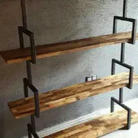 بوفه فلزی مدرن به قیمت کارگاه|بوفه، ویترین، کنسول|شیراز, زرهی|دیوار