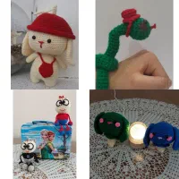 عروسک های فانتزی بافتنی