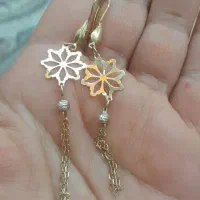 گوشواره طلاتقریبا دوونیم گرم