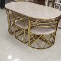 میز غذا خوری کمجا فلزی فورتیک|میز و صندلی غذاخوری|ارومیه, |دیوار